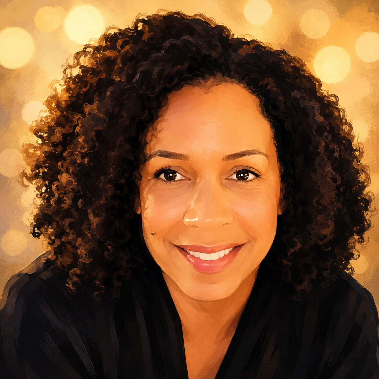 Portrait of author Babette Lind Mendy